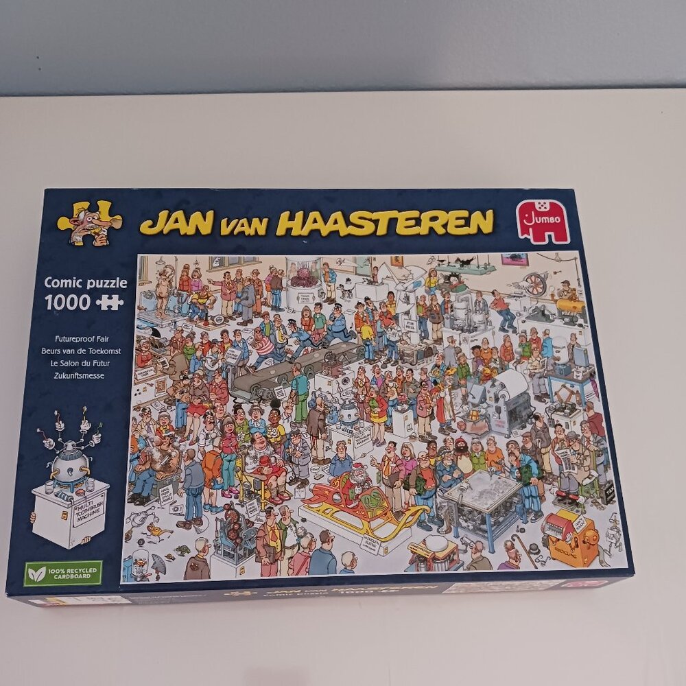 1000 piece comic puzzle Jan van Haasteren Futureproof Fair